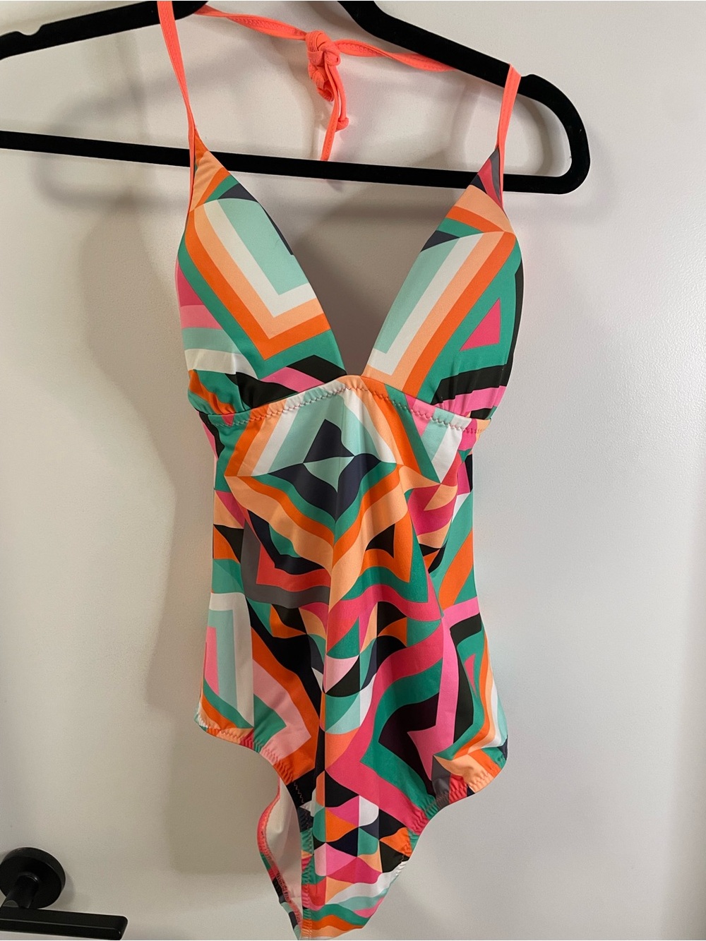 Phax Colourful Geometric One-Piece Swimsuit size XL NWT